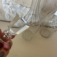 Pair of Crystal Baccarat Wine Carafes