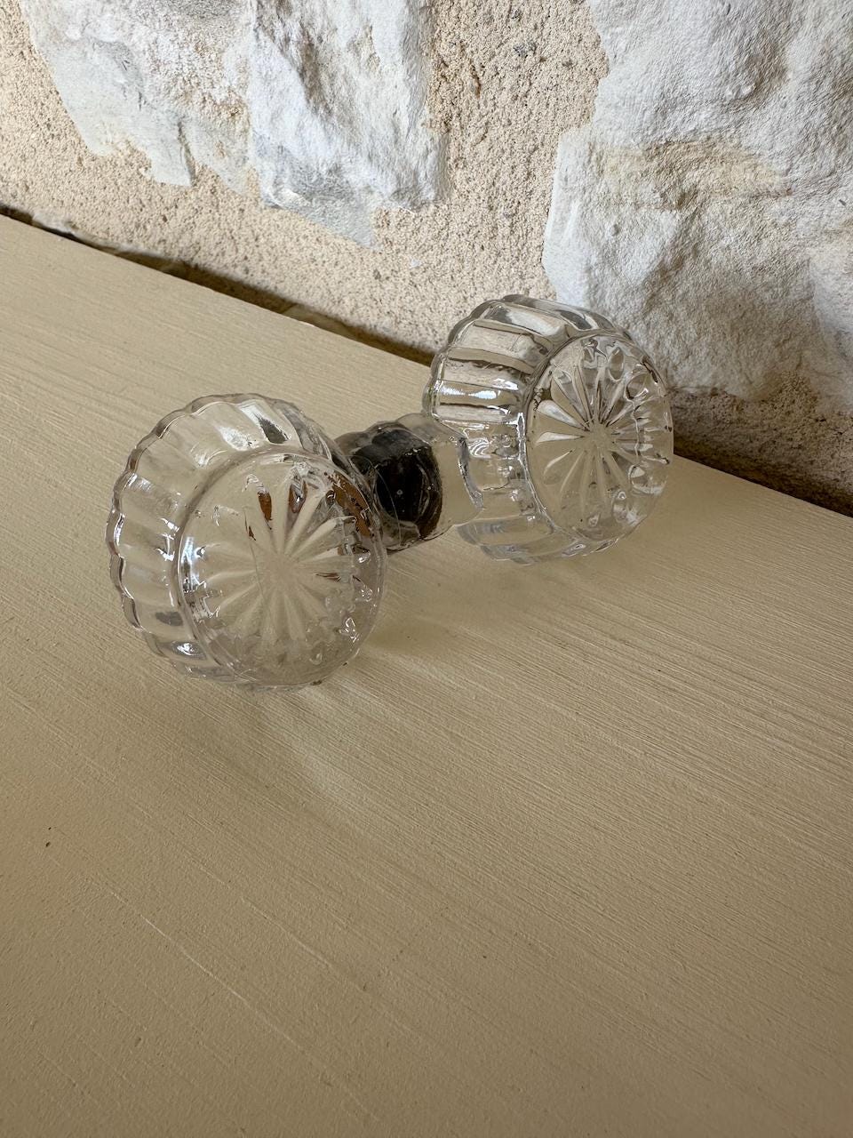 Glass Salt & Pepper Holder