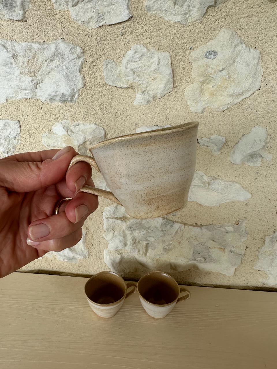 Stoneware Espresso Cups