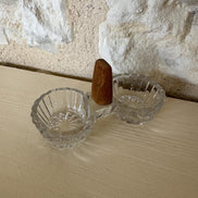 Glass Salt & Pepper Holder