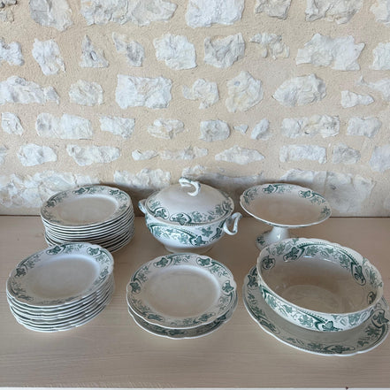 KG Luneville Art Nouveau Dinner Service