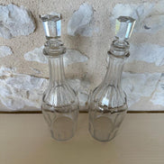 Pair of Crystal Baccarat Wine Carafes