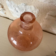 Vintage Pink Glass Soda Siphon - J. Marcel Delage Paris